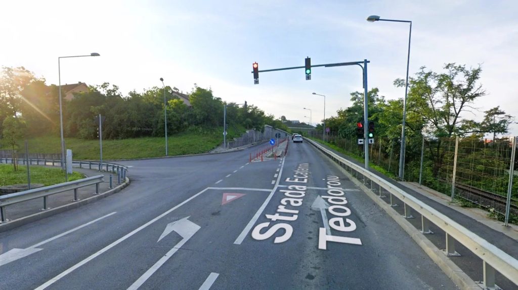 Circulatia reluata pe drumul expres Oradea intre Facliei si Graurilor