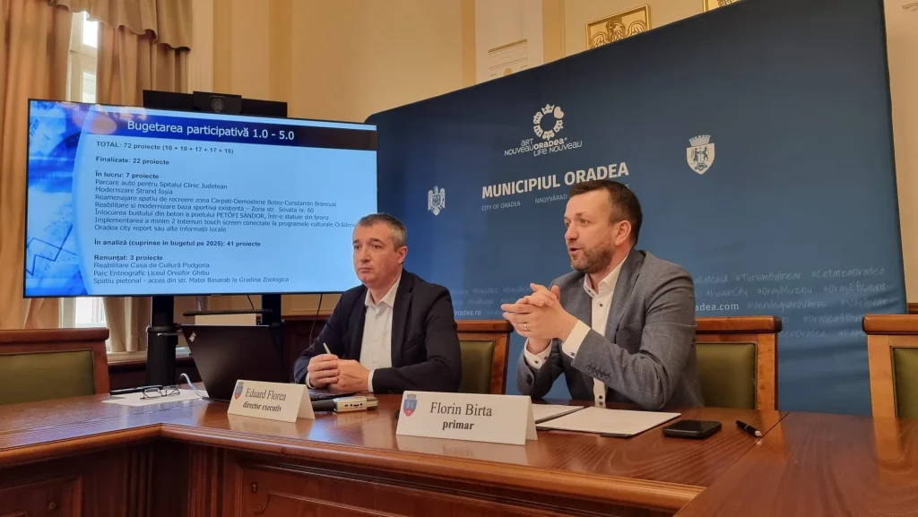 Florin Birta Oradea va avea in 2025 bugetul record al orasului