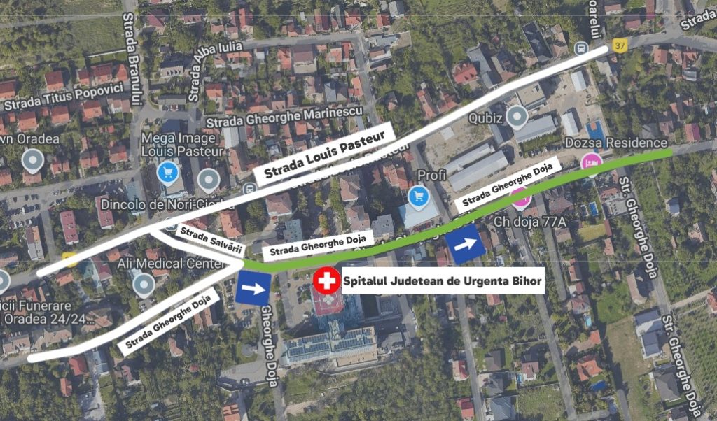 Circulatia pe strada Gheorghe Doja din Oradea normalizata