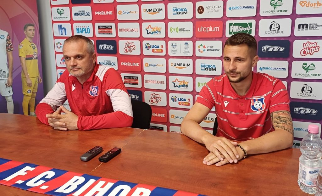 FC Bihor se confrunta sambata la Oradea cu Corvinul Hunedoara detinatoarea Cupei Romaniei