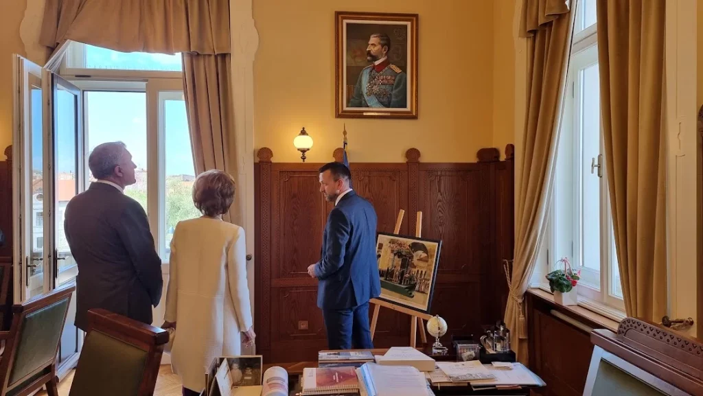 Majestatea Sa Margareta si Principele Radu vizita oficiala Primaria Oradea
