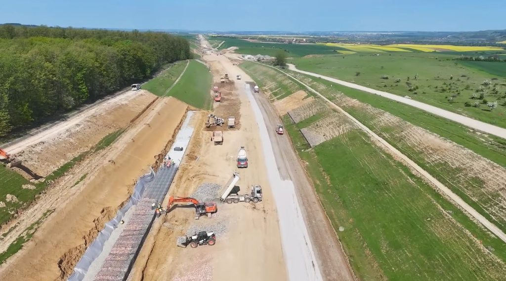 Erbasu accelereaza pe Autostrada Transilvania progres 5 la suta Suplacu de Barcau Chiribis