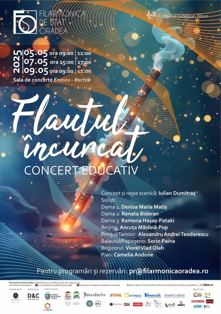 Flautul incurcat Fermecat Concerte educative Oradea