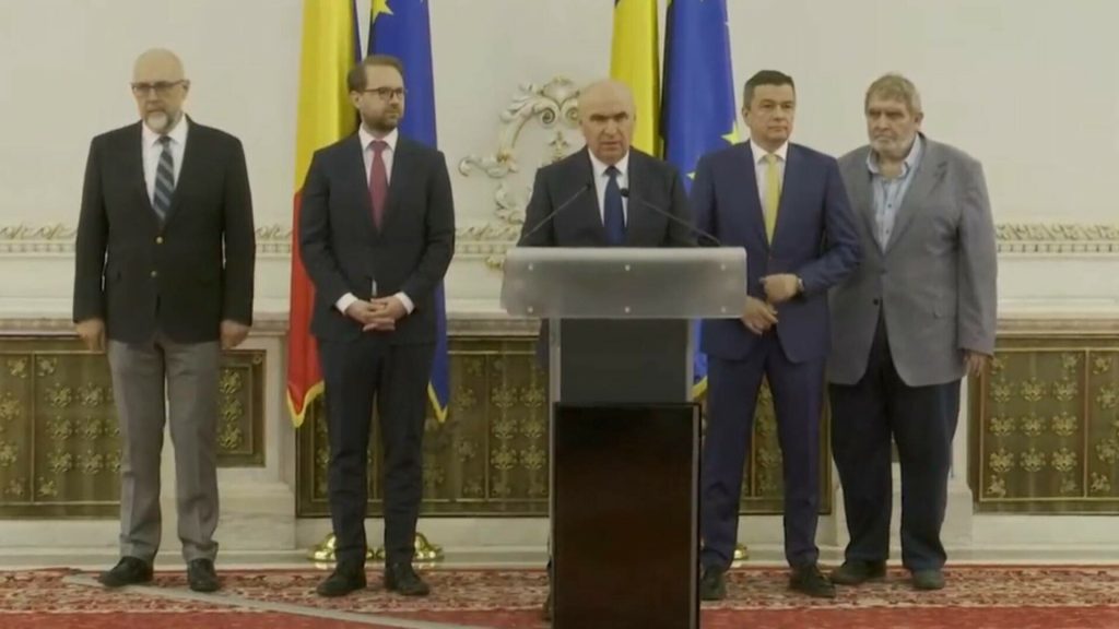 A fost semnate Acordul politic pentru coalitia de guvernare