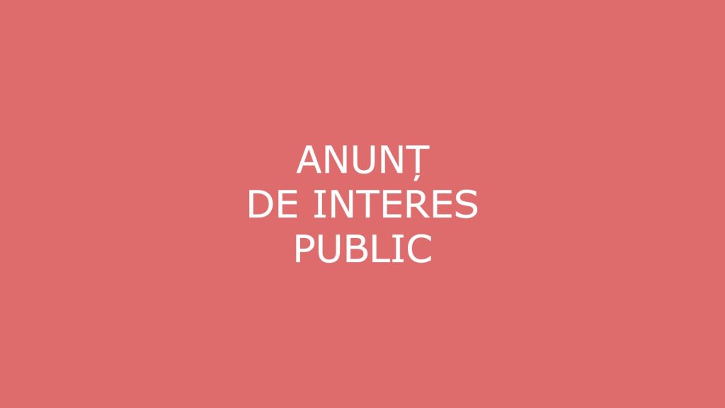 Anunt public Proiectare si executie autostrada Brasov Oradea