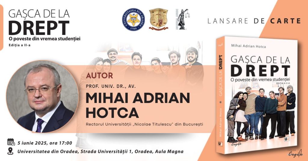 Gasca de la Drept revine la Oradea lansare carte si avanpremiera