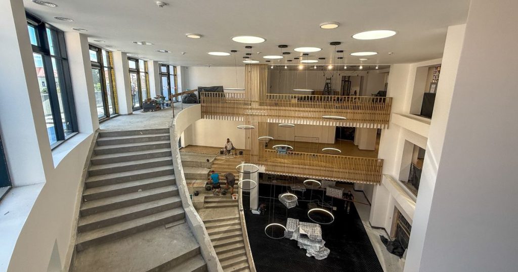 Lucrarile de modernizare a Bibliotecii Judeteane se finalizeaza