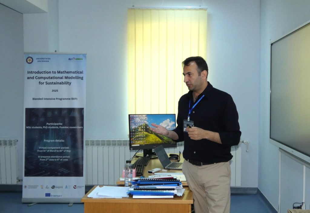 Modelarea sustenabilitatii prin matematica si AI Cursuri internationale la Universitatea Oradea