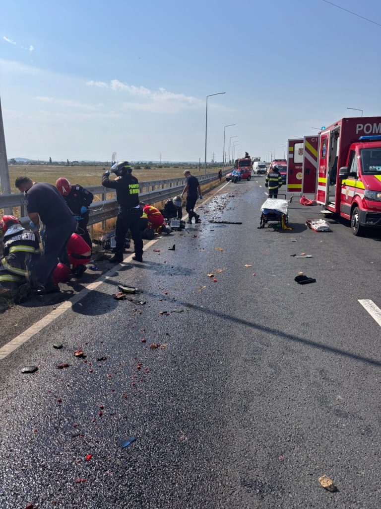 Accident grav pe Drumul Expres Un mort un ranit