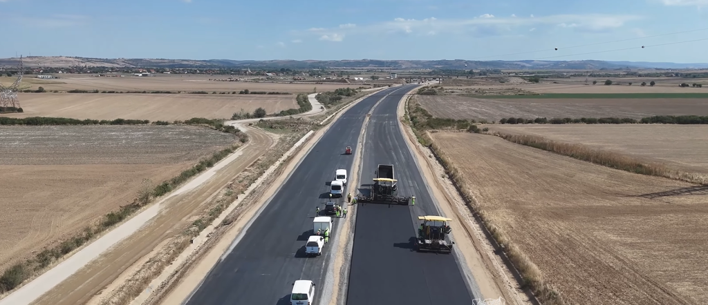 Autostrada Transilvania se dezvolta rapid intre Suplacu de Barcau si Chiribis