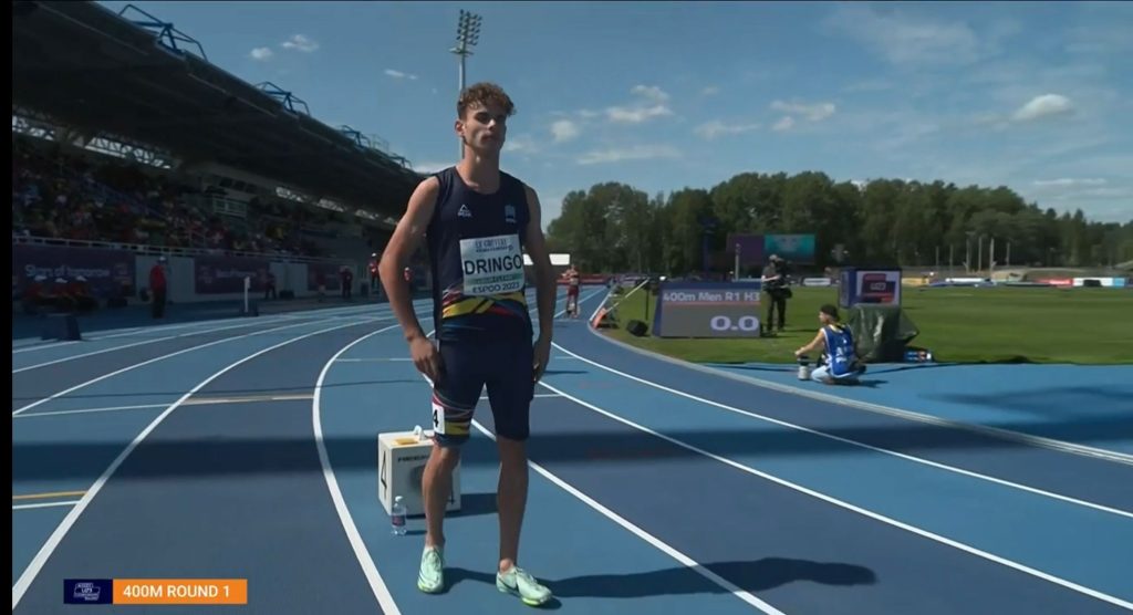 Mihai Sorin Dringo campion national la 100 metri