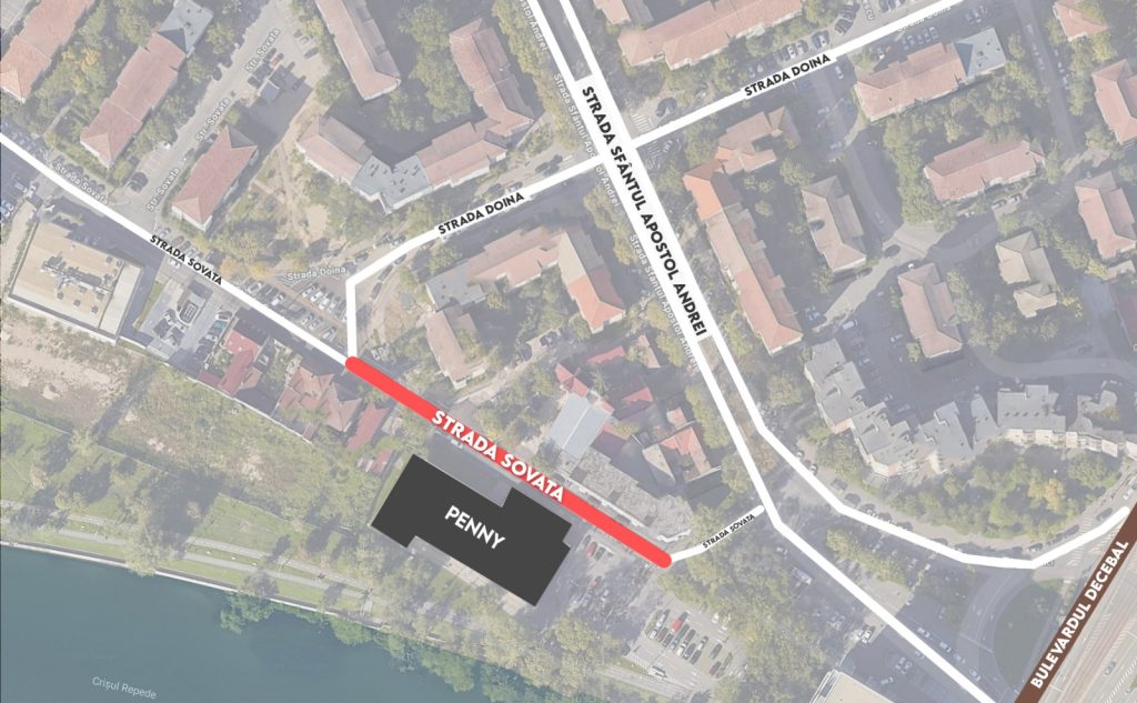 Interventii de urgenta pe strada Sovata dupa avarie majora