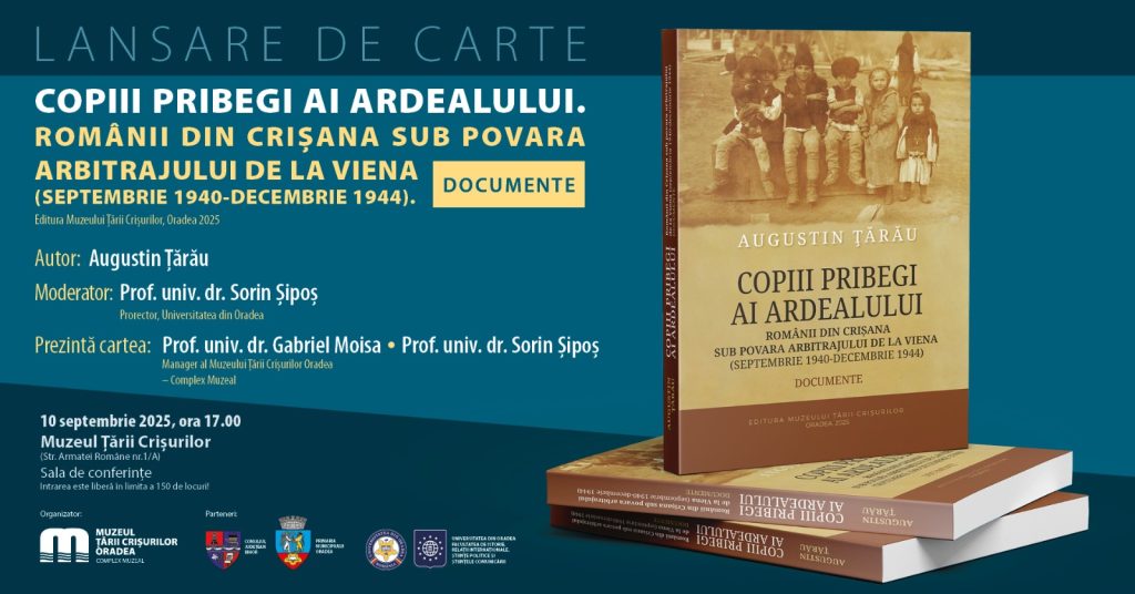 Lansarea unui noi carti de Augustin Tarau la Muzeul Tarii Crisurilor