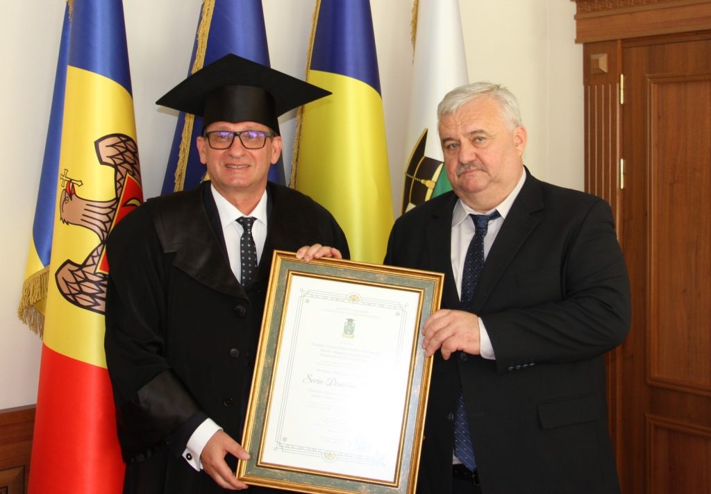 Profesorul Sorin Sipos Doctor Honoris Causa al U S M