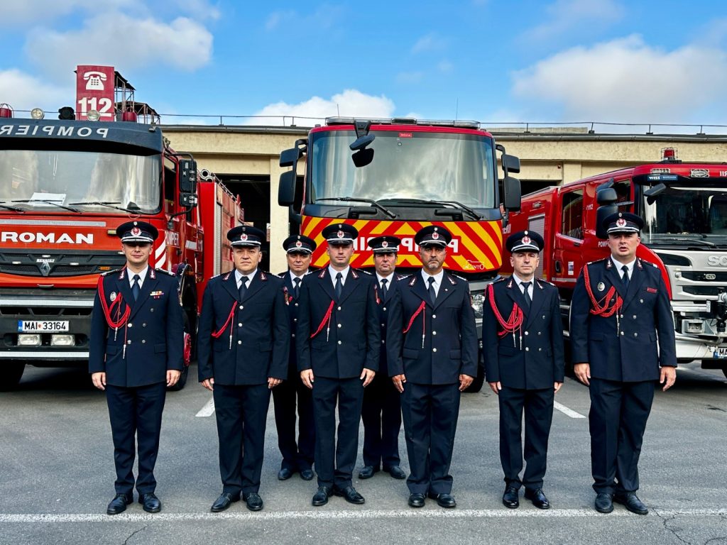 Recompense pentru pompierii bihoreni Inaintari in grad